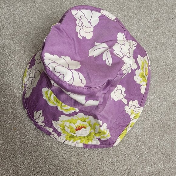 Banana Republic Purple Floral Bucket Hat - Picture 2 of 5